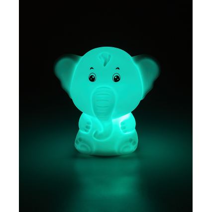 Rabalux - LED RGB dotykové nočné svetlo LED/0,05W/1xCR2032 slon