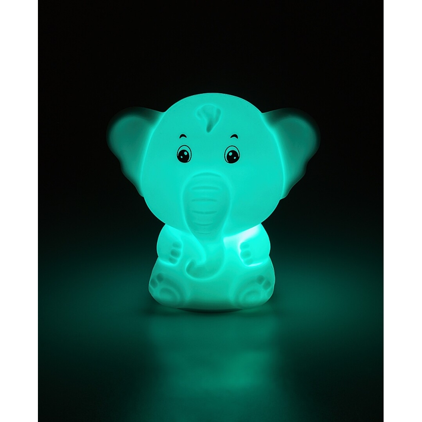 Rabalux - LED RGB dotykové nočné svetlo LED/0,05W/1xCR2032 slon