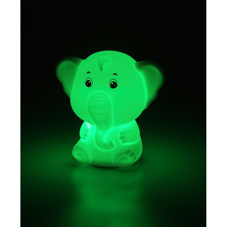 Rabalux - LED RGB dotykové nočné svetlo LED/0,05W/1xCR2032 slon