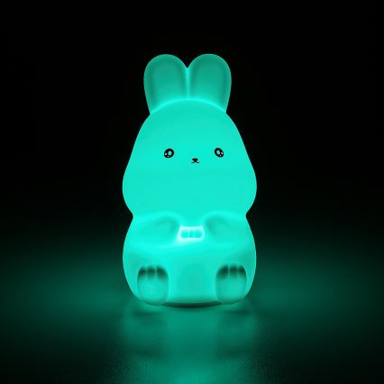 Rabalux - LED RGB Dotykové nočné svetlo LED/0,05W/1xCR2032 králik