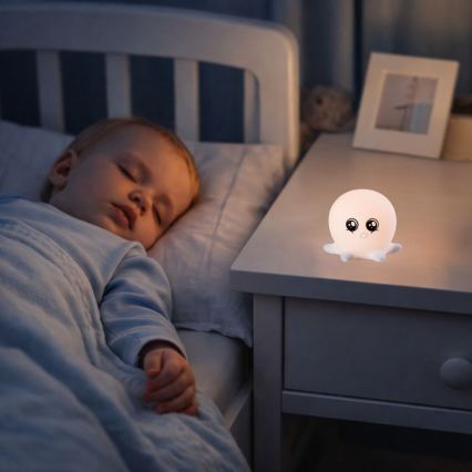 Rabalux - LED RGB Dotykové nočné svetlo LED/0,05W/1xCR2032 chobotnica