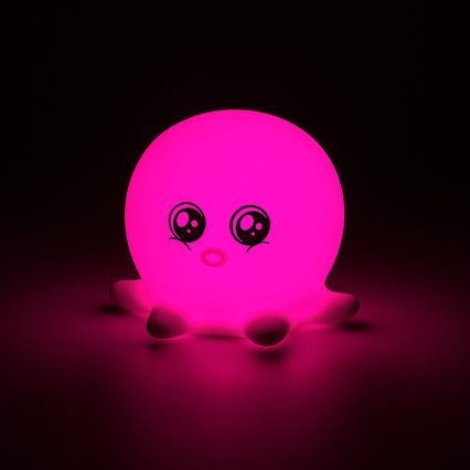 Rabalux - LED RGB Dotykové nočné svetlo LED/0,05W/1xCR2032 chobotnica
