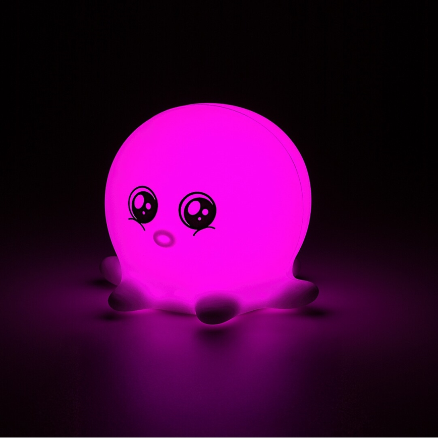 Rabalux - LED RGB Dotykové nočné svetlo LED/0,05W/1xCR2032 chobotnica