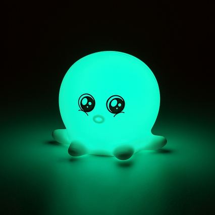 Rabalux - LED RGB Dotykové nočné svetlo LED/0,05W/1xCR2032 chobotnica