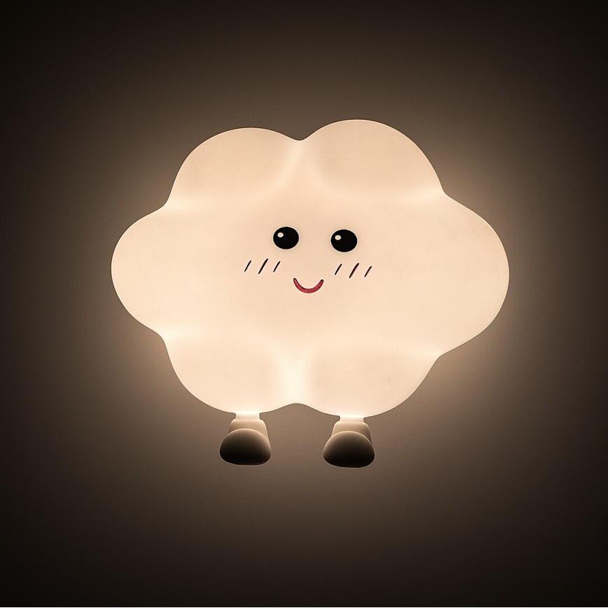 Rabalux - LED stmievateľné nabíjacie dotykové detské nočné svetlo LED/2,7W/5V 200 mAh mráčik