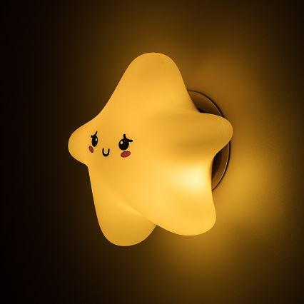 Rabalux - LED Stmievateľné nabíjateľné dotykové detské nočné svetlo LED/2,7W/5V 200 mAh hviezda