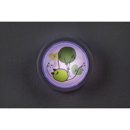 Rabalux - LED Detské nočné svetlo LED/0,3W/2xAA 6000K