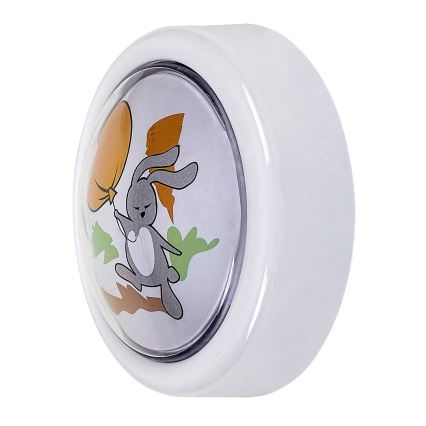 Rabalux - LED detská nočná lampa LED/0,3W/2xAA 6000K