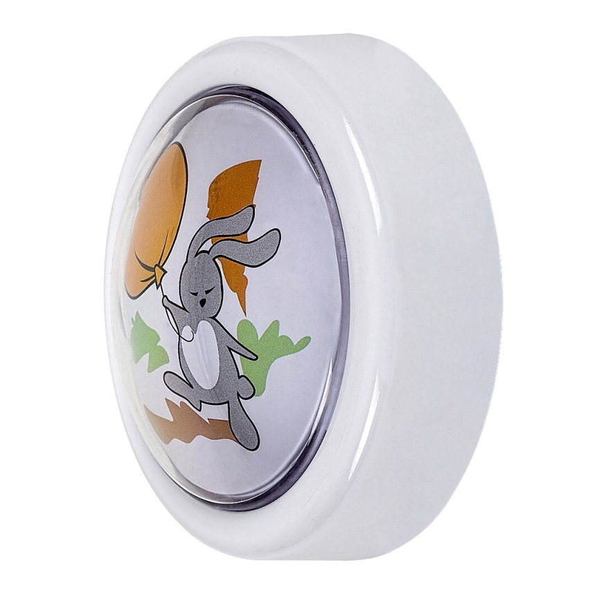 Rabalux - LED detská nočná lampa LED/0,3W/2xAA 6000K