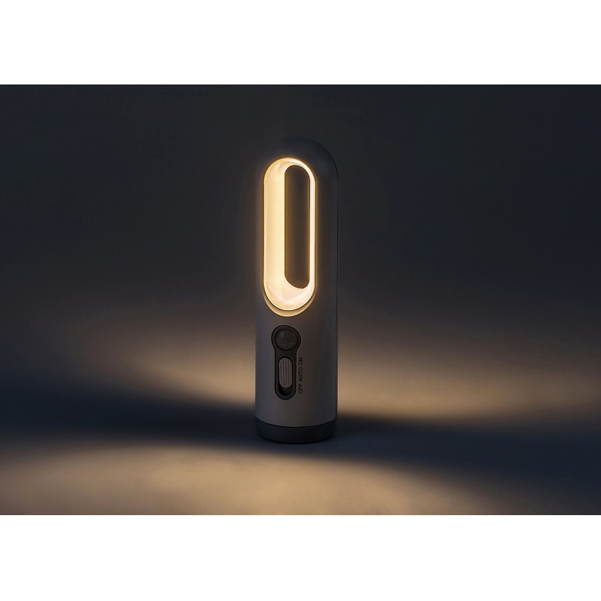 Rabalux - LED Prenosná nabíhacia lampa so senzorom LED/0,8W/3,7V 3000/7000K