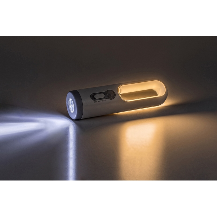 Rabalux - LED Prenosná nabíhacia lampa so senzorom LED/0,8W/3,7V 3000/7000K