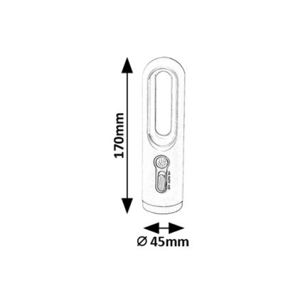 Rabalux - LED Prenosná nabíhacia lampa so senzorom LED/0,8W/3,7V 3000/7000K