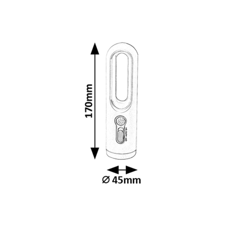 Rabalux - LED Prenosná nabíhacia lampa so senzorom LED/0,8W/3,7V 3000/7000K