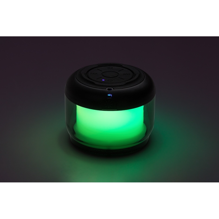 Rabalux - RGB Stolná lampa s reproduktorom RGB/3W/3,7V 500mAh