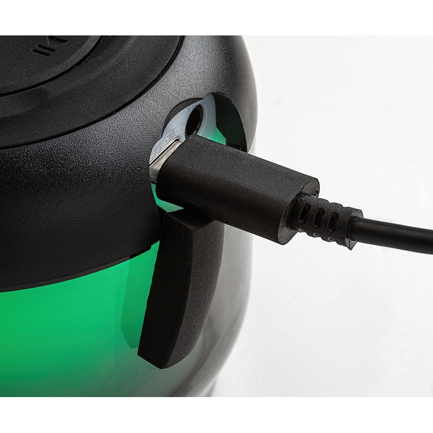 Rabalux - RGB Stolná lampa s reproduktorom RGB/3W/3,7V 500mAh