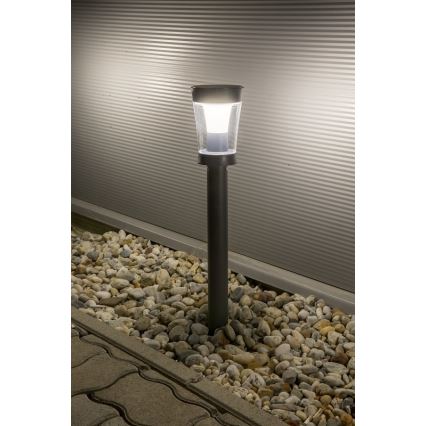 Rabalux - LED solárna lampa LED/3W/3,7V IP65 antracit 2000 mAh