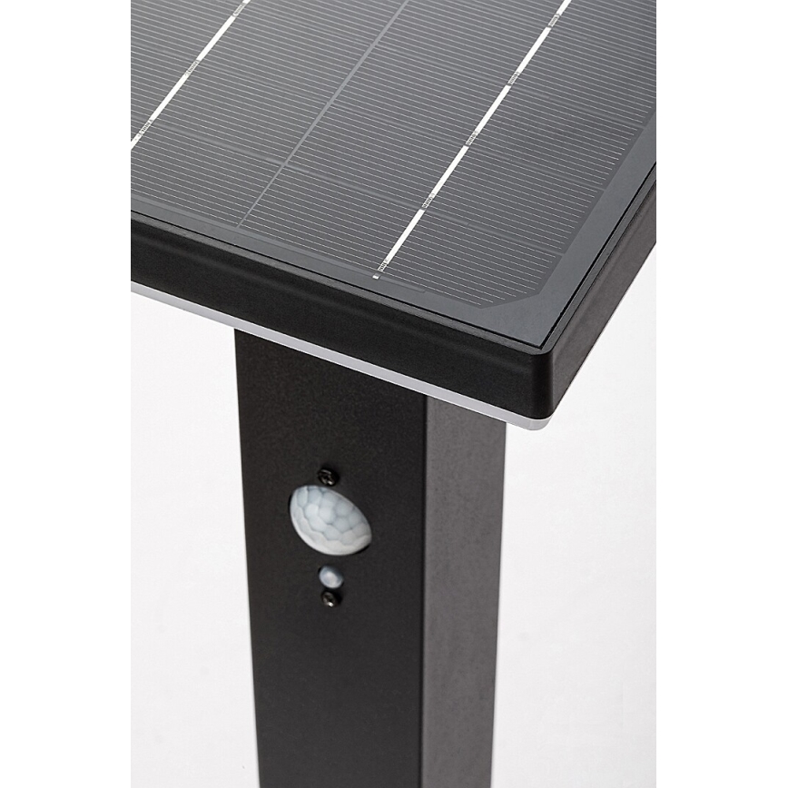 Rabalux - LED Solárna lampa so senzorom LED/4W/3,7V IP44 čierna