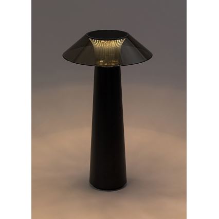 Rabalux - LED Stmievateľná dotyková nabíjacia stolná lampa LED/5W/5V IP44 čierna