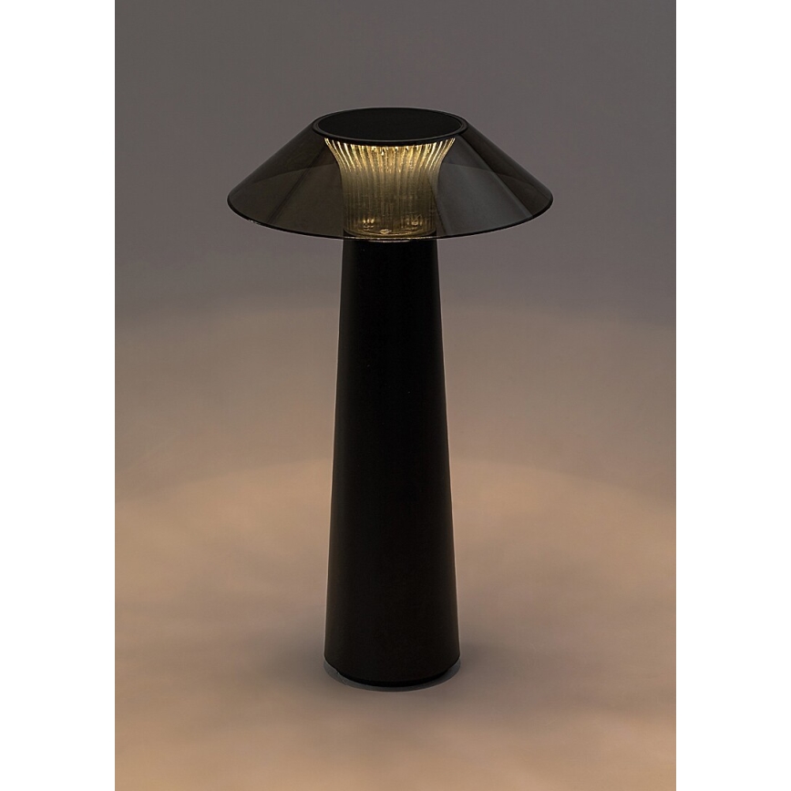 Rabalux - LED Stmievateľná dotyková nabíjacia stolná lampa LED/5W/5V IP44 čierna