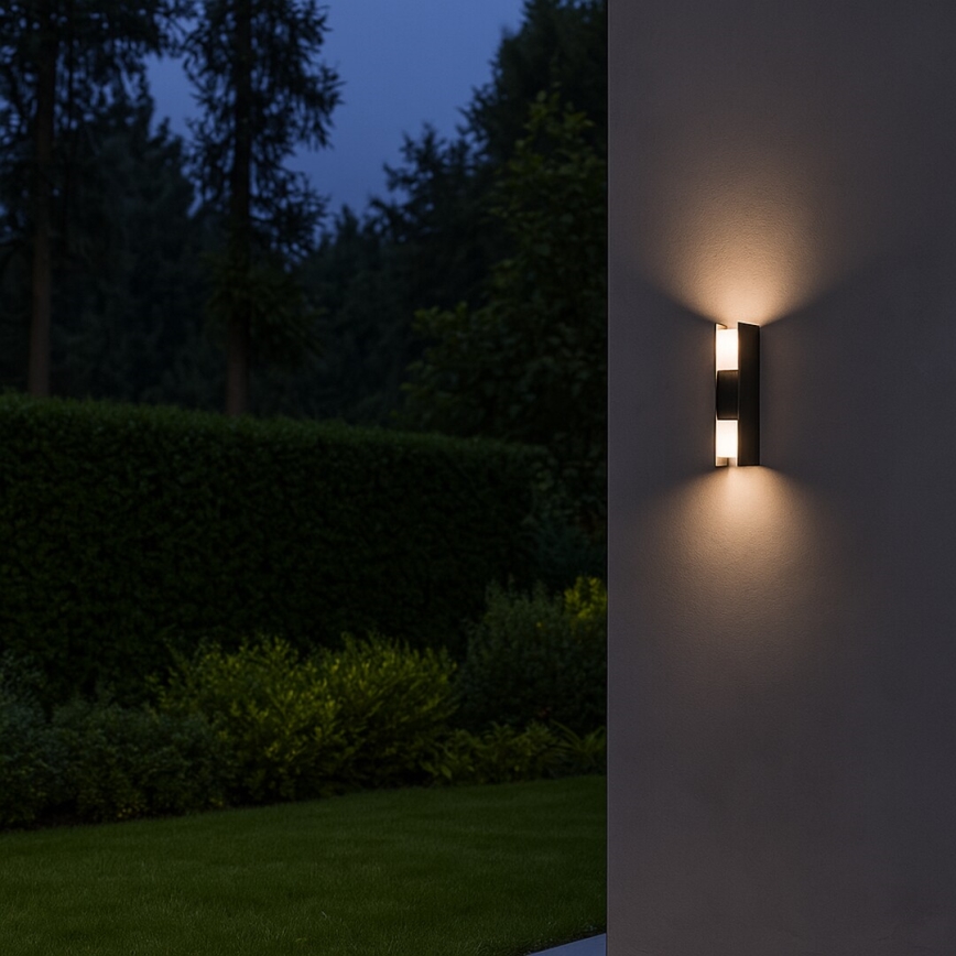 Rabalux - LED vonkajšie nástenné svietidlo LED/13W/230V IP65 antracit