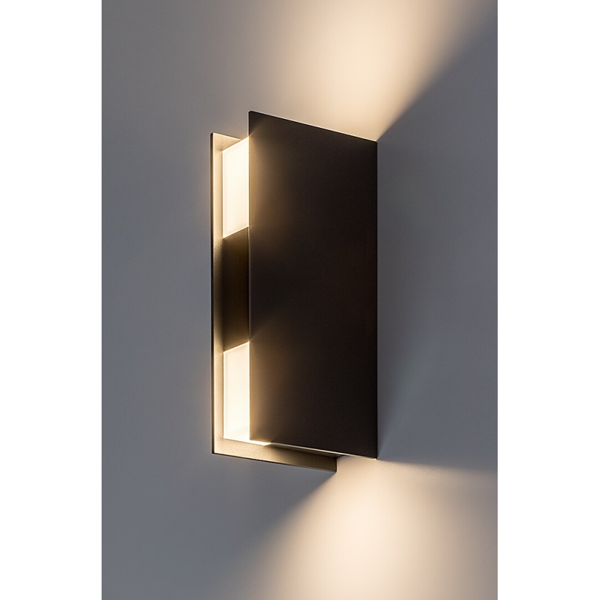 Rabalux - LED vonkajšie nástenné svietidlo LED/13W/230V IP65 antracit