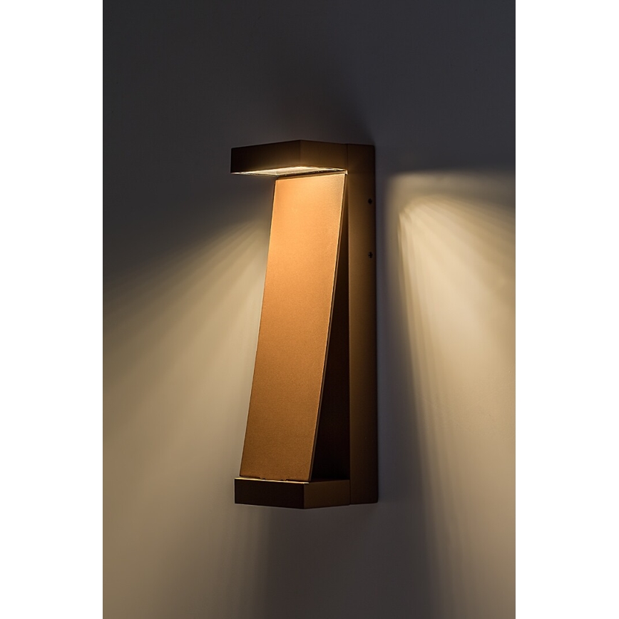 Rabalux - LED vonkajšie nástenné svietidlo LED/13W/230V IP65 hnedé
