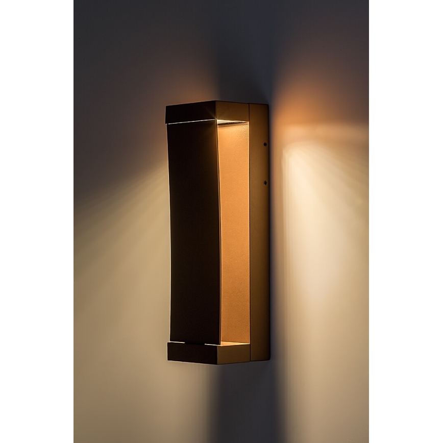 Rabalux - LED vonkajšie nástenné svietidlo LED/13W/230V IP65 hnedé