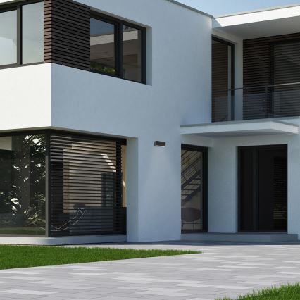 Rabalux - LED Vonkajšie nástenné svietidlo LED/10W/230V IP54 čierna