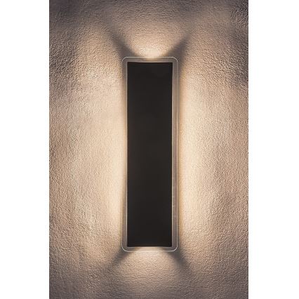 Rabalux - LED vonkajšie nástenné svietidlo LED/18W/230V IP54 čierna