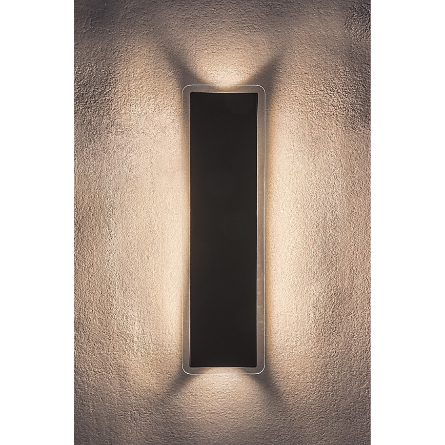 Rabalux - LED vonkajšie nástenné svietidlo LED/18W/230V IP54 čierna