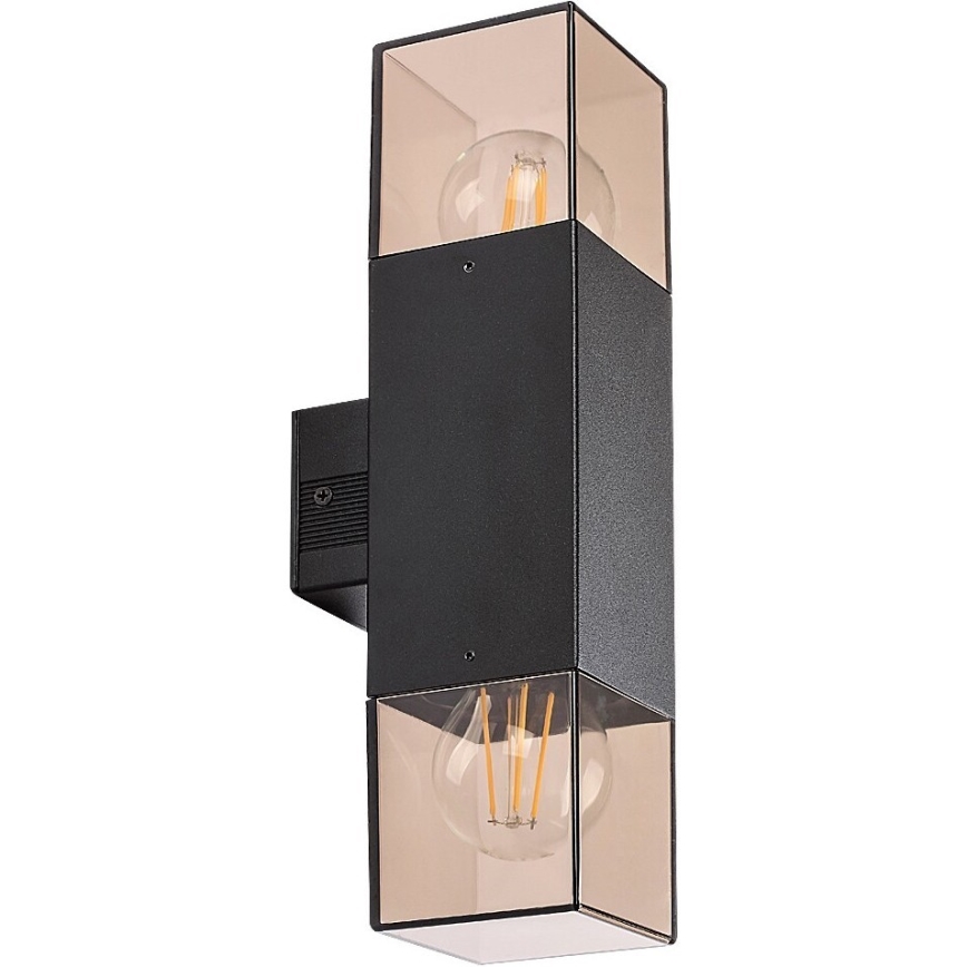 Rabalux - Vonkajšie nástenné svietidlo 2xE27/60W/230V IP54 čierna