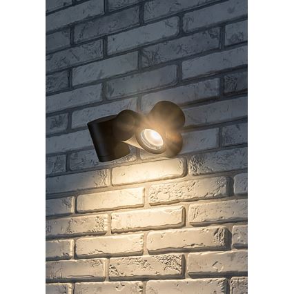 Rabalux - Vonkajšie nástenné svietidlo 2xGU10/35W/230V IP44