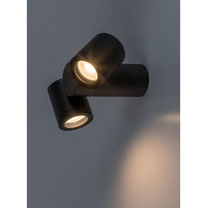 Rabalux - Vonkajšie nástenné svietidlo 2xGU10/35W/230V IP44