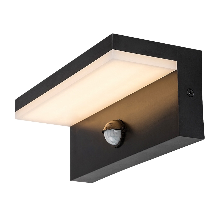 Rabalux - LED Vonkajšie nástenné svietidlo so senzorom LED/9W/230V 2700/4000/6500K IP54 čierna