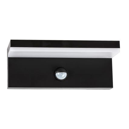 Rabalux - LED Vonkajšie nástenné svietidlo so senzorom LED/9W/230V 2700/4000/6500K IP54 čierna
