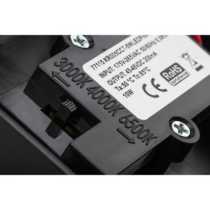Rabalux - LED Vonkajšie nástenné svietidlo so senzorom LED/9W/230V 2700/4000/6500K IP54 čierna