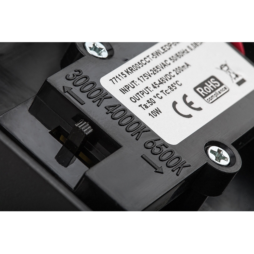 Rabalux - LED Vonkajšie nástenné svietidlo so senzorom LED/9W/230V 2700/4000/6500K IP54 čierna