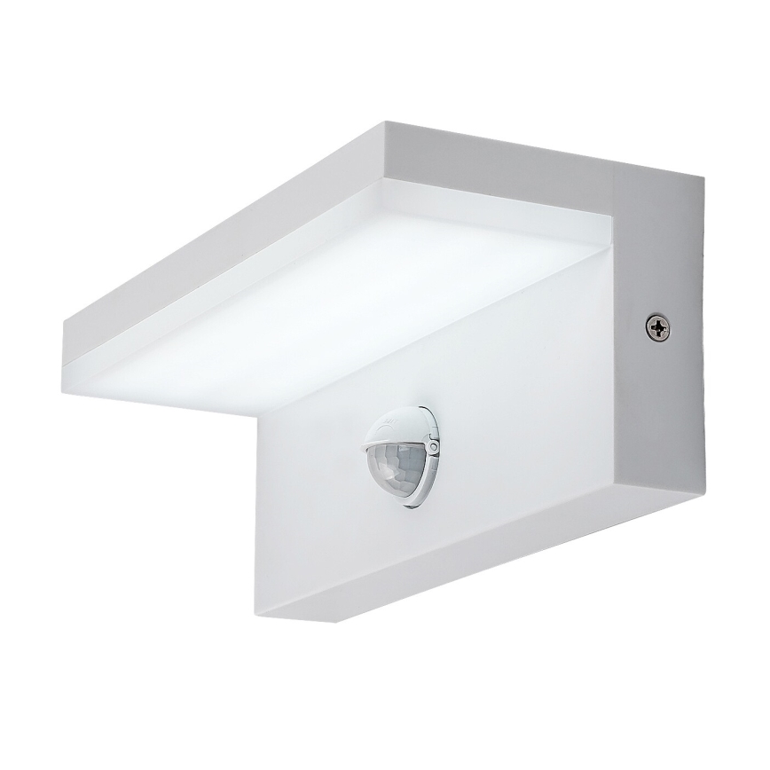 Rabalux - LED Vonkajšie nástenné svietidlo so senzorom LED/9W/230V 2700/4000/6500K IP54 biela