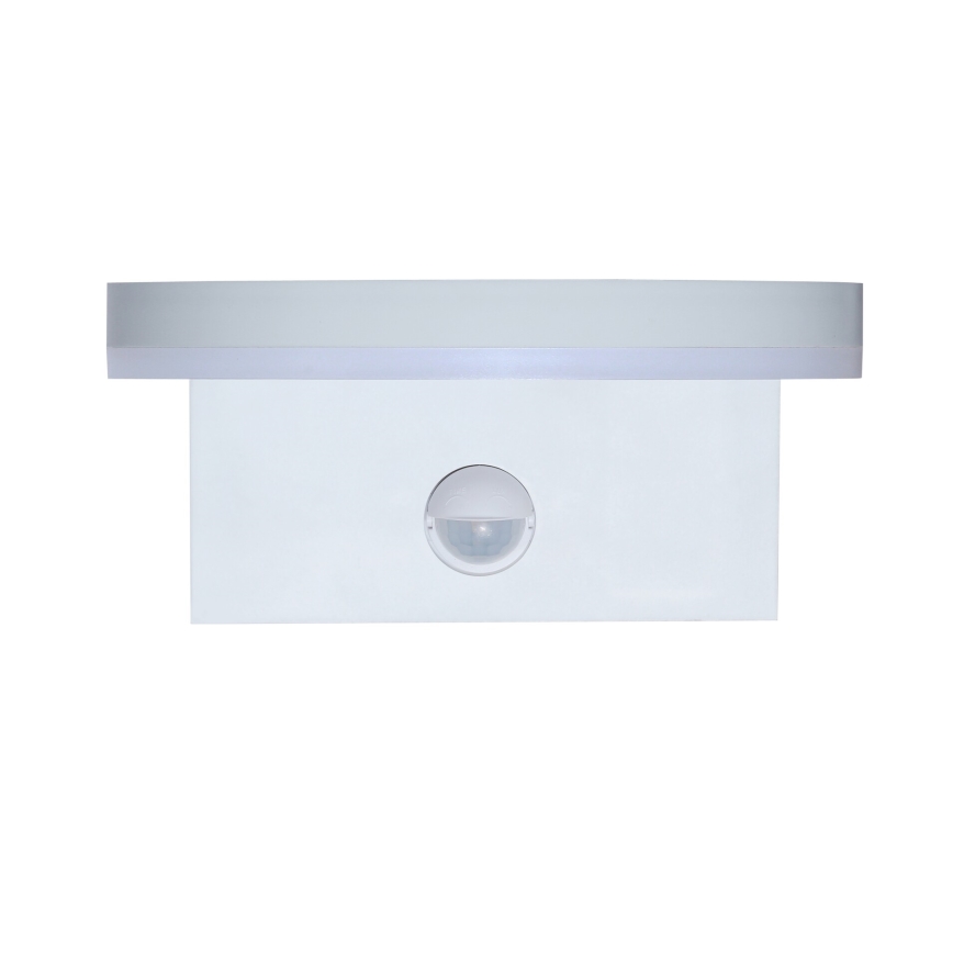 Rabalux - LED Vonkajšie nástenné svietidlo so senzorom LED/9W/230V 2700/4000/6500K IP54 biela