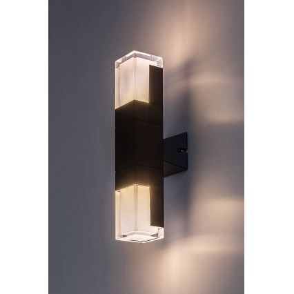Rabalux - LED Vonkajšie nástenné svietidlo LED/12W/230V 2700/4000/6000K IP54