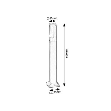 Rabalux - LED Vonkajšia lampa LED/7W/230V IP54