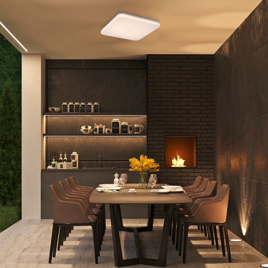 Rabalux - LED kúpeľňové stropné svietidlo LED/36W/230V 3000/4000/6000K IP44 41x41 cm