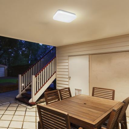 Rabalux - LED kúpeľňové stropné svietidlo so senzorom LED/18W/230V 3000K IP44 28,5x28,5 cm