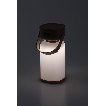 Rabalux - LED Vonkajšia stmievateľná dotyková nabíjacia stolná lampa LED/3W/5V IP44 hnedá