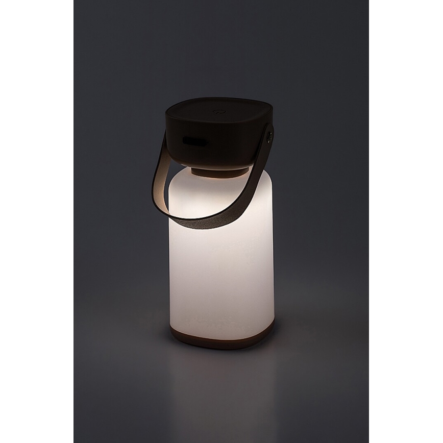 Rabalux - LED Vonkajšia stmievateľná dotyková nabíjacia stolná lampa LED/3W/5V IP44 hnedá
