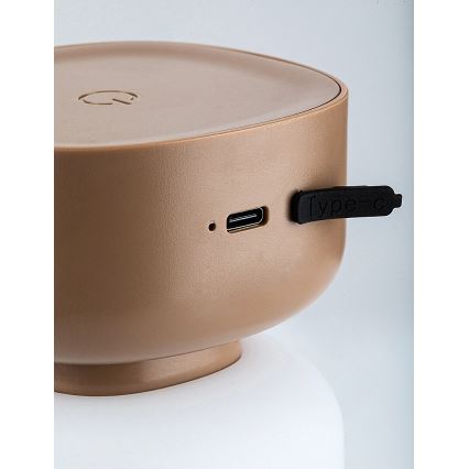 Rabalux - LED Vonkajšia stmievateľná dotyková nabíjacia stolná lampa LED/3W/5V IP44 hnedá