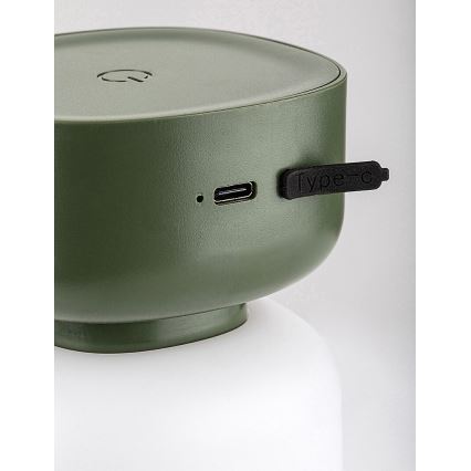 Rabalux - LED Vonkajšia stmievateľná dotyková nabíjacia stolná lampa LED/3W/5V IP44 zelená