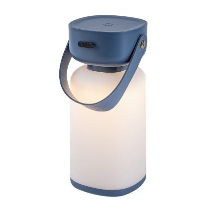 Rabalux - LED Vonkajšia stmievateľná dotyková nabíjacia stolná lampa LED/3W/5V IP44 modrá