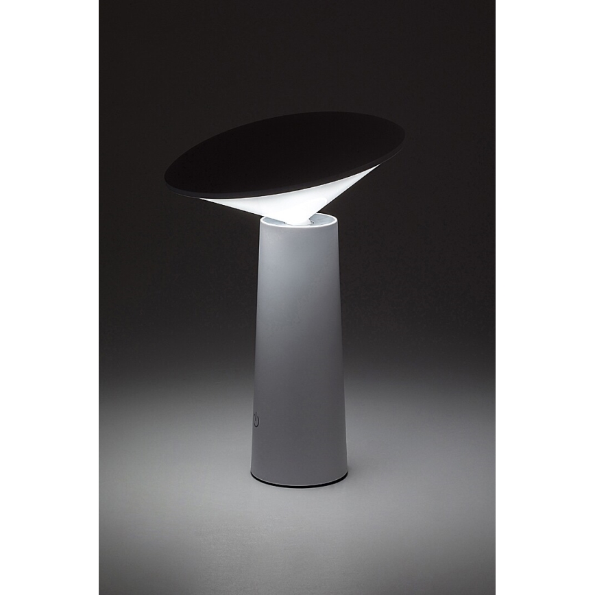 Rabalux - LED Stmievateľná nabíjacia dotyková stolná lampa POLPERRO LED/3W/3,7V 1200mAh biela