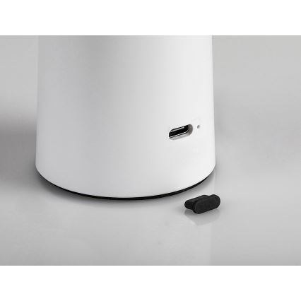 Rabalux - LED Stmievateľná nabíjacia dotyková stolná lampa POLPERRO LED/3W/3,7V 1200mAh biela